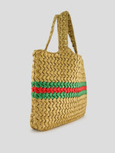 Gucci Medium Tote Bag In Natural Raffia Effect