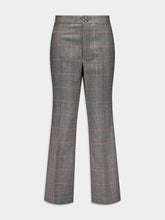 Gucci Plaid Wool Trousers