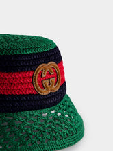 Gucci Raffia-Effect Viscose Bucket Hat