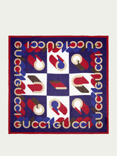 Gucci Retro Geometric Cotton Voile Carré