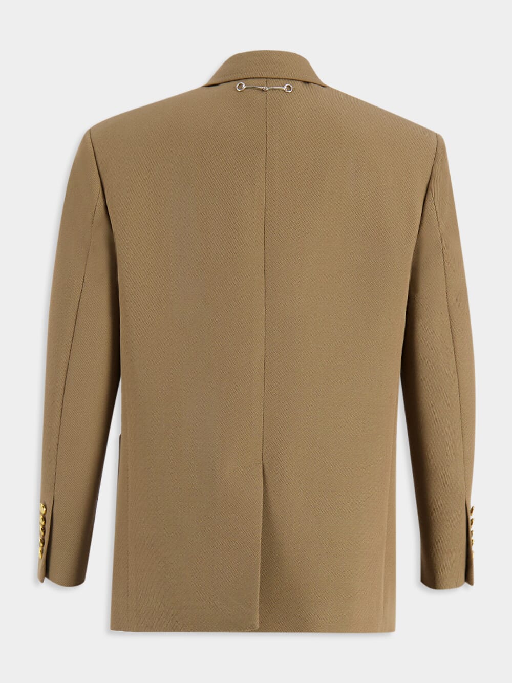 Gucci Single-Breasted Horsebit-Detail Wool Blazer | Fashion Clinic