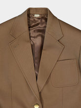 Gucci Single-Breasted Horsebit-Detail Wool Blazer