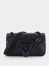Gucci Small GG Marmont Patent-Leather Shoulder Bag