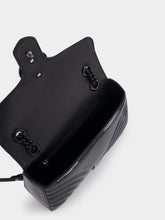 Gucci Small GG Marmont Patent-Leather Shoulder Bag