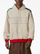 Gucci Web-Stripe Logo-Embossed Hoodie