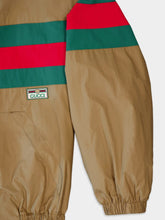 Gucci Web-Stripe Zip-Up Cotton Shirt Jacket