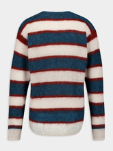 Isabel Marant Étoile Drussell Brushed-Effect Striped Mohair Jumper