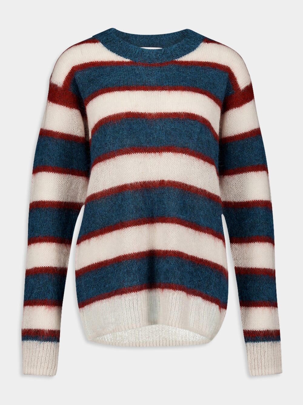 Isabel Marant ÉtoileDrussell Brushed-Effect Striped Mohair Jumper at Fashion Clinic