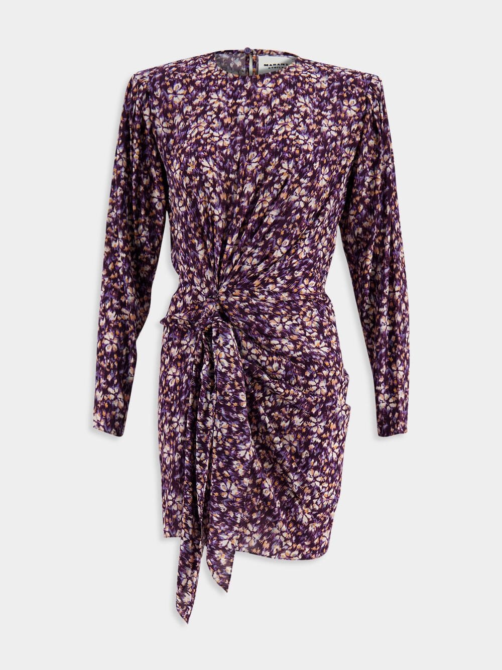 Isabel Marant ÉtoileGathered Floral-Print Minidress at Fashion Clinic