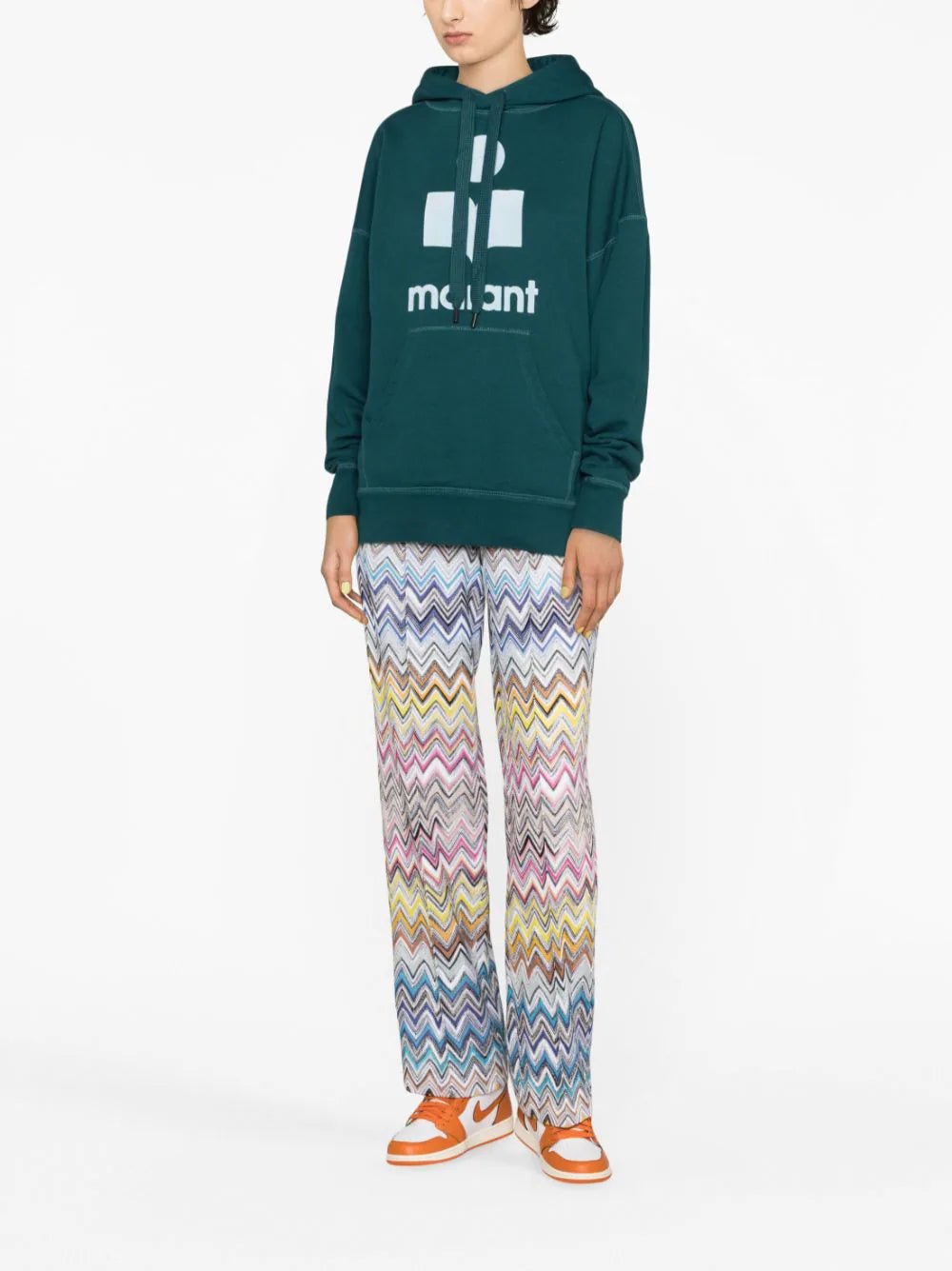 Isabel Marant ÉtoileMansel Oversized Logo Cotton Sweatshirt at Fashion Clinic