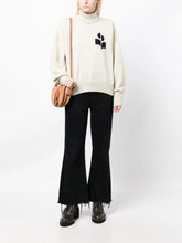 Isabel Marant Étoile Nash Roll-Neck Intarsia-Knit Logo Jumper