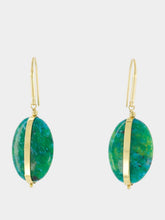 Isabel Marant Gemstone-Embellished Green Drop Earrings