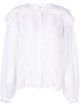 Isabel Marant Lace and cotton blend blouse