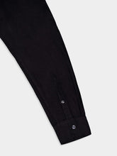 James Perse Classic Linen Black Shirt