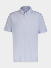 James Perse Short-Sleeved Classic Blue Polo Shirt