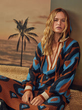 Johanna Ortiz Cendere Blue Timbuktu crop top