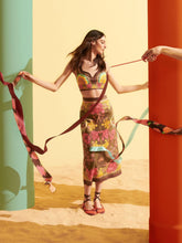 La DoubleJ Baia Floral-Print Midi Skirt