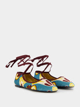 La DoubleJ Dendera Light Blue Winter Ballerina Flats