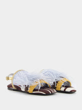 La DoubleJ Feather Sandals