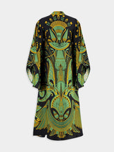 La DoubleJ Magnifico Silk Twill Midi Dress