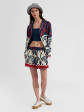 La DoubleJ Palmetto-Print Silk Shorts