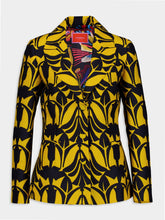 La DoubleJ Papyrus-Print Cady Wool Blazer