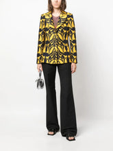 La DoubleJ Papyrus-Print Cady Wool Blazer