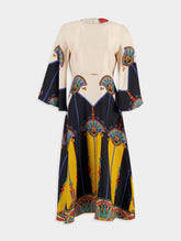 La DoubleJ Sorella Twill Silk Midi Dress