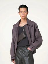 Lemaire Continental Leather Wallet With Strap