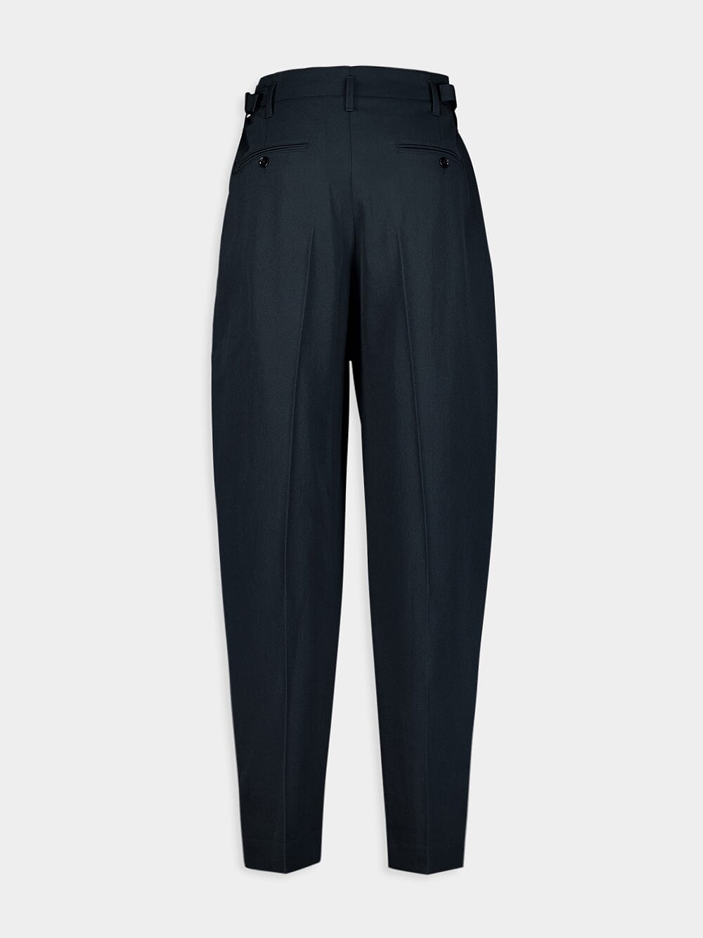 LemairePleated Tapered Wool Pants at Fashion Clinic