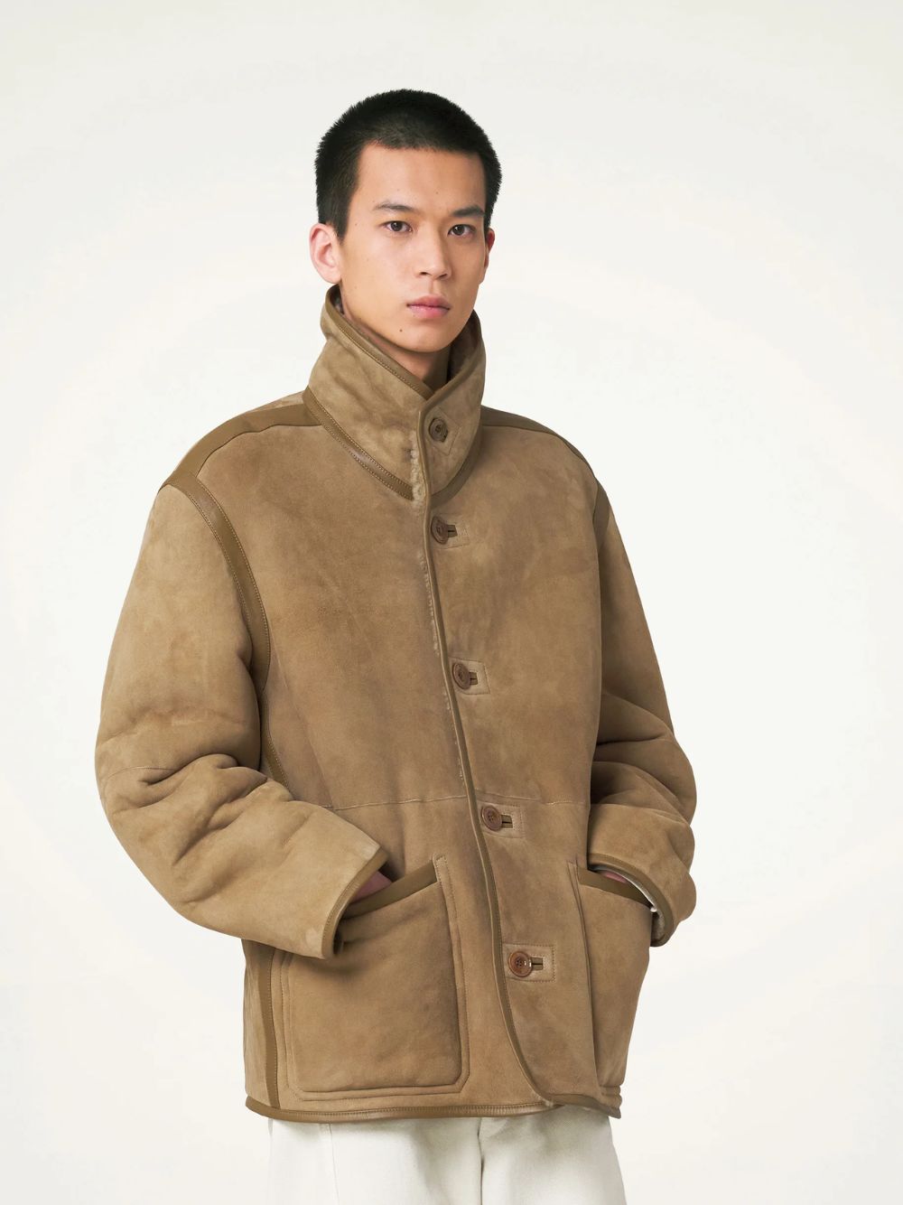 LemaireReversible Shearling Leather Coat at Fashion Clinic