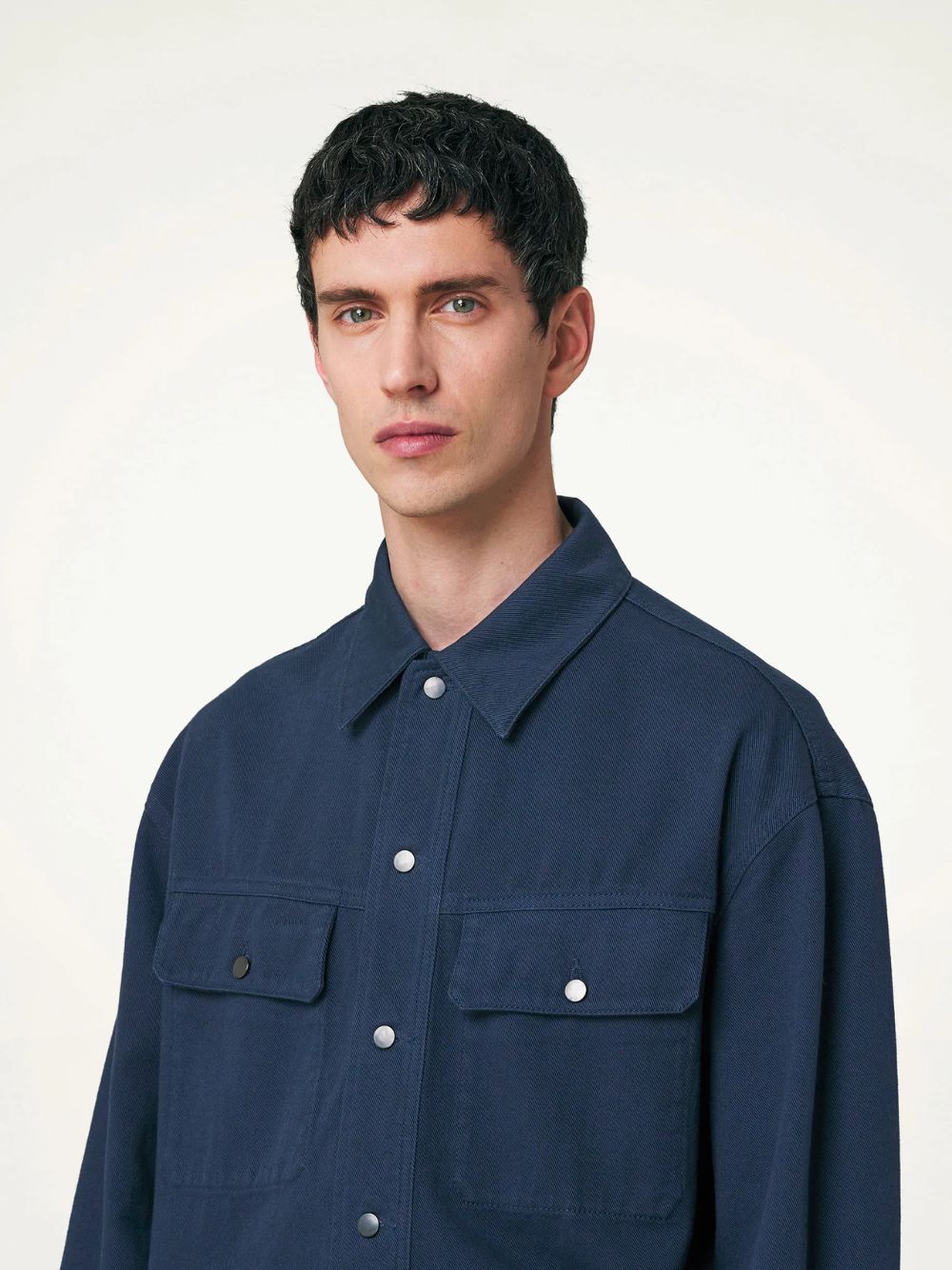 LemaireTrucker Cotton Overshirt at Fashion Clinic