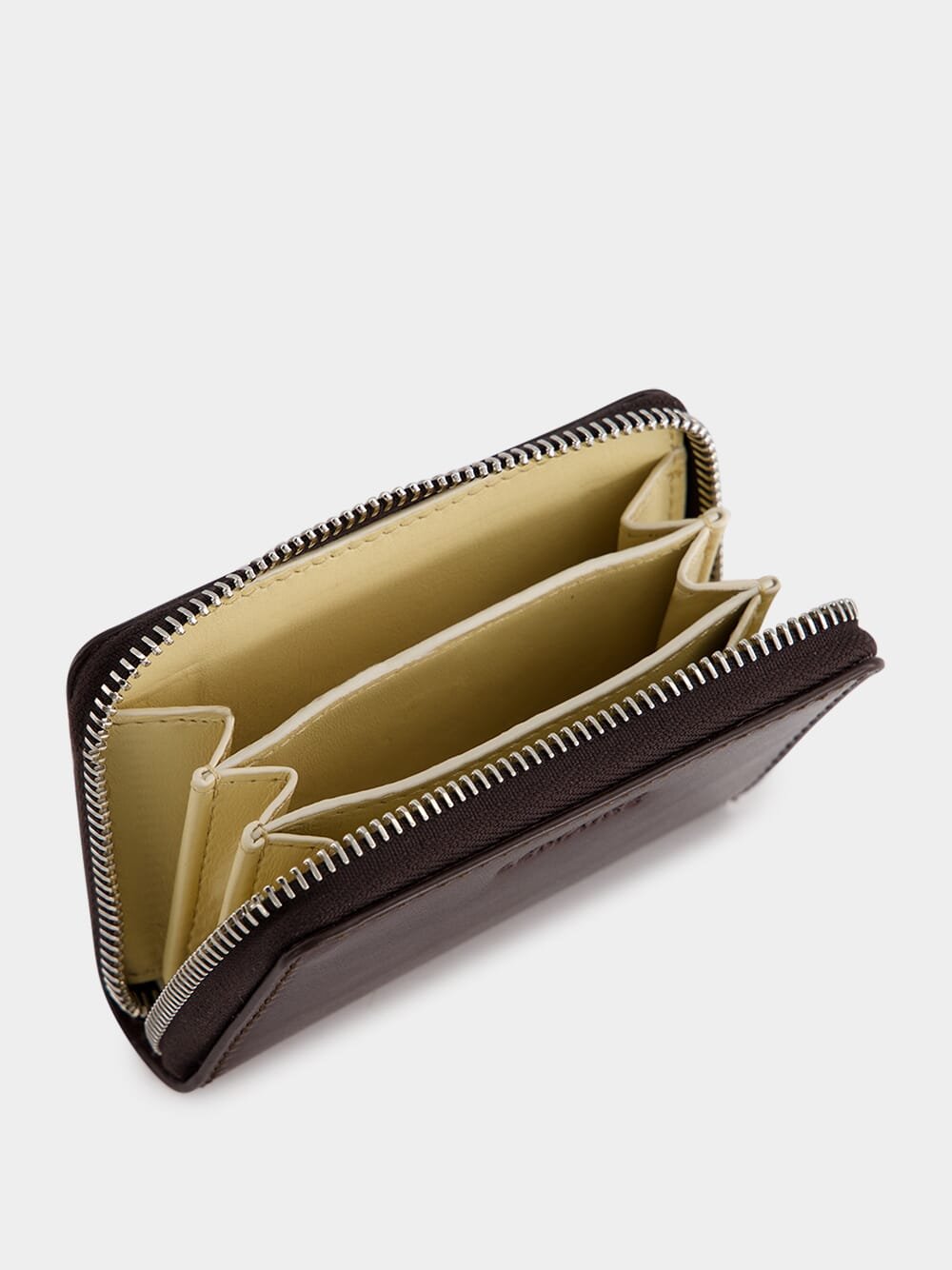 LemaireZip Leather Wallet Compact at Fashion Clinic