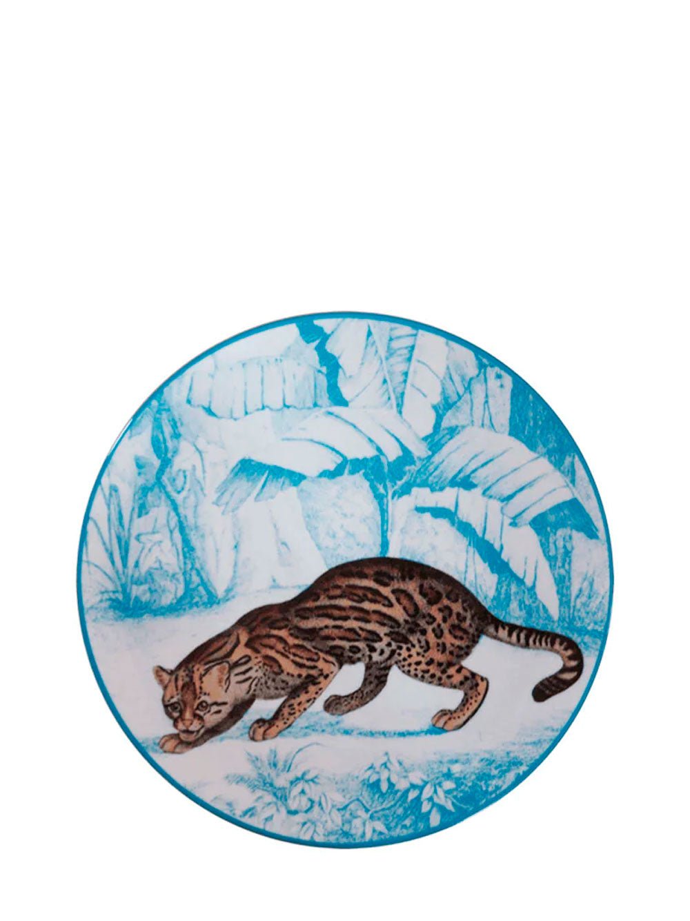 Les OttomansLa Menagerie Ottomane Leopard Dessert plate at Fashion Clinic