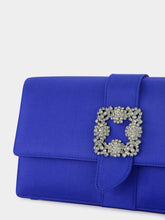 Manolo Blahnik Capri Satin Clutch