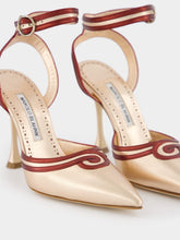 Manolo Blahnik Chonga 105mm Leather Pumps