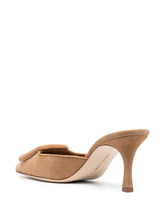 Manolo Blahnik Suede Mules