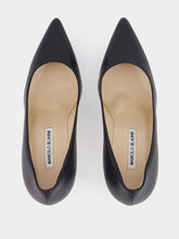 Manolo Blahnik Tora 90mm Leather Pumps
