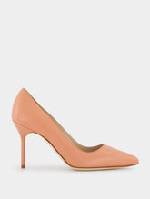 Manolo BlahnikTora 90mm Leather Pumps at Fashion Clinic