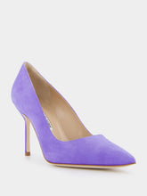 Manolo Blahnik Tora 90mm Suede Pumps