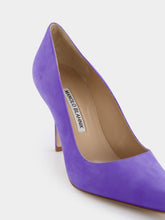 Manolo Blahnik Tora 90mm Suede Pumps