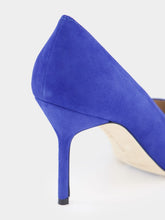 Manolo Blahnik Tora 90mm Suede Pumps