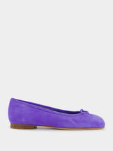 Manolo Blahnik Veralli Flat Suede Ballerinas