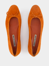 Manolo Blahnik Veralli Flat Suede Ballerinas