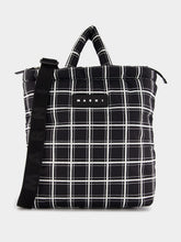 Marni Checked Puff Tote Bag
