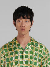 Marni Checked Short-Sleeve Silk Shirt