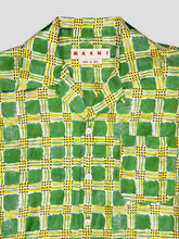 Marni Checked Short-Sleeve Silk Shirt