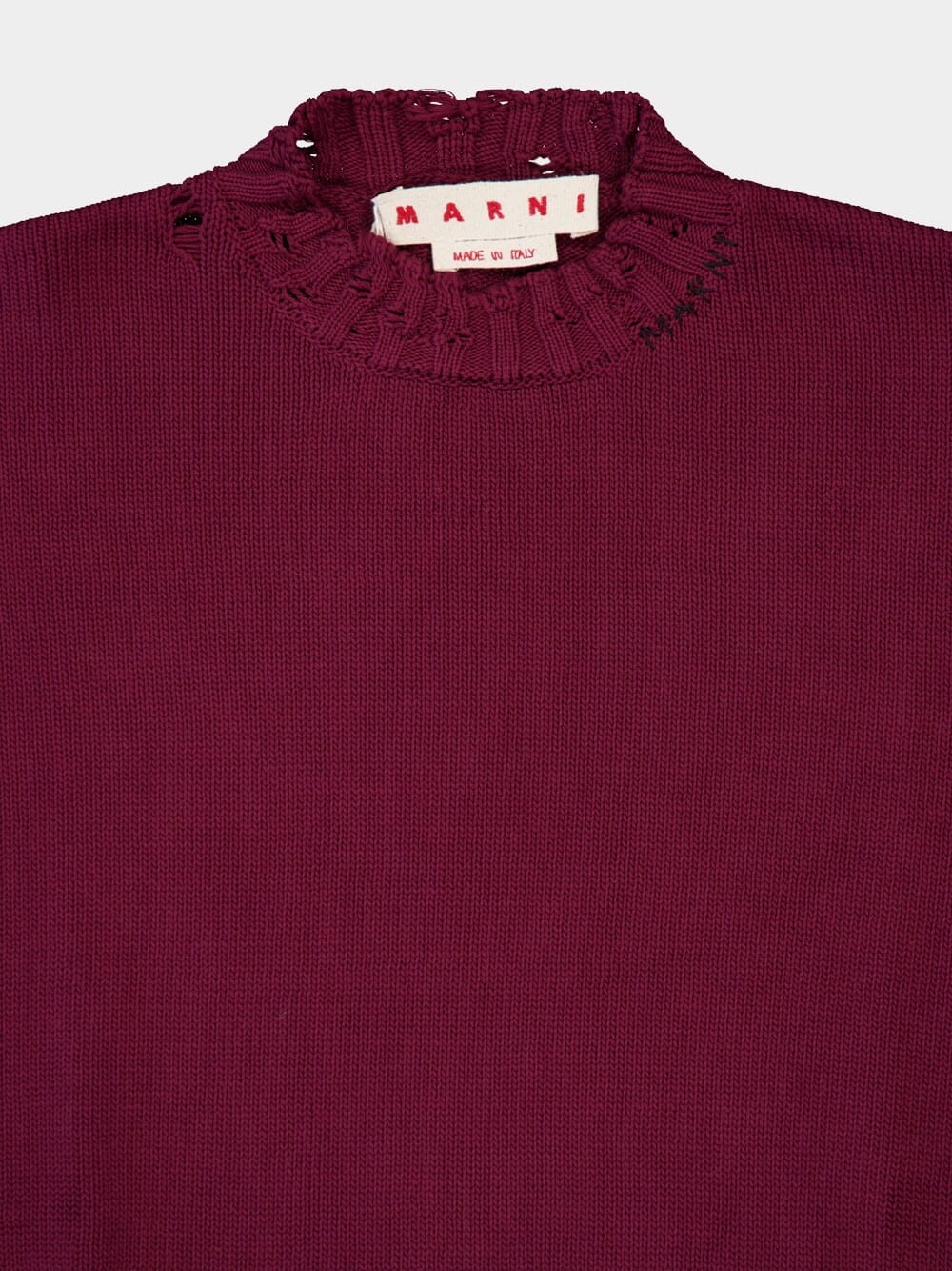 MarniCotton Crewneck Sweater at Fashion Clinic