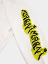 Marni Cotton Hoodie With Graffiti Prints