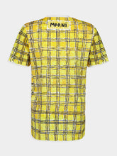 Marni Cotton T-Shirt With Irregular Checked Print